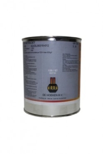 Blik 1-liter antraciet DHK, kleur 9318 129/57