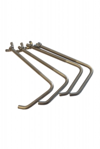 Colt Set Losse Haken + Vleugelmoer Van Colt Mate RVS