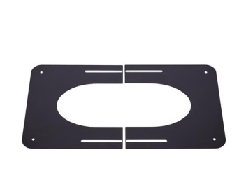 Concentrisch Deco Ø 100-150 centreerplaat hellend Zwart