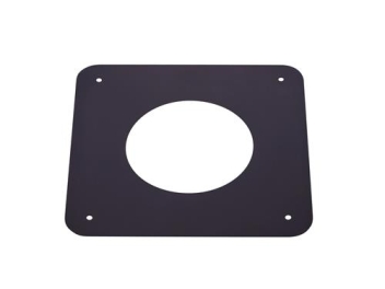 Concentrisch Deco Ø 100-150 centreerplaat plat Zwart