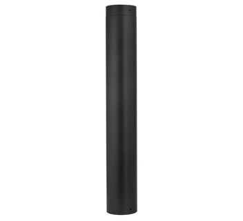 Concentrisch Deco Ø 100-150 pijp 100 cm zwart