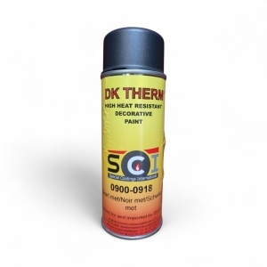 DK Therm hittebestendige verf in spuitbus Zwart metallic 0900-0918