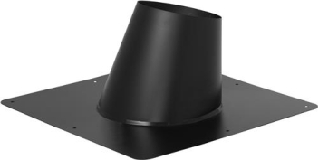 EVO-150 Dakplaat hellend 5° - 25° zwart