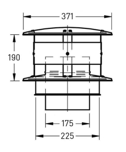 EVO-175 Trekkap zwart