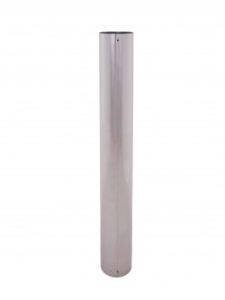 EW-Deco 130 RVS pijp lengte 1000 mm Zwart