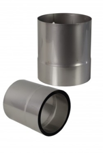 EW-Deco 150 RVS 150 mm aansluitstuk