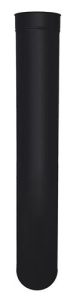 EW-Deco 150 RVS paspijp lengte 15-95 cm zwart