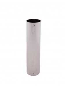 EW-Deco 150 RVS pijp lengte 500 mm Zwart