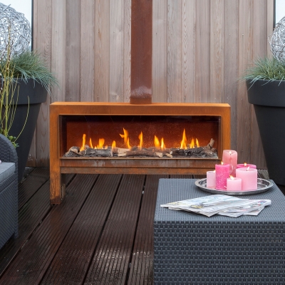 Doorkijkhaard elektrisch