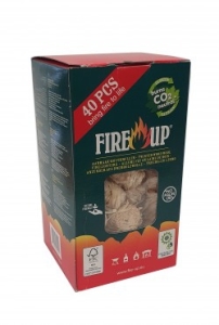 Fire up aanmaak-houtkrullen overdoos 8 x 40 stuks