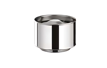 Flexinox Bofill Afdekplaat met gat (40x40 cm) Ø 80 Zwart