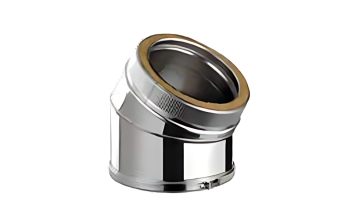 Flexinox Bofill Bocht 30° Ø 125 Zwart