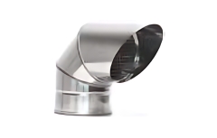 Flexinox Bofill Bocht 90° + uitlaat anti-regen Ø 100