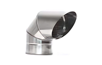 Flexinox Bofill Bocht 90° + uitlaat anti-regen Ø 125