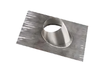 Flexinox Bofill Dakplaat lood + alu 0-45° (excl strmkr) Ø 125 Zwart