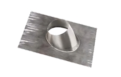 Flexinox Bofill Dakplaat lood + alu 45-60° (excl strmkr) Ø 125 Zwart