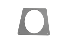 Flexinox Bofill Element 25 cm Ø 80 Zwart