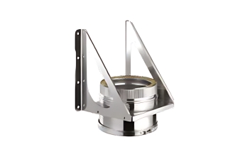 Flexinox Bofill Muurondersteuning Ø 125 Zwart