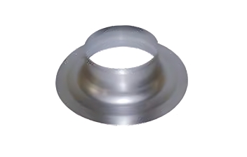 Flexinox Bofill Plakplaat plat dak alu. 0° (excl strmkr) Ø 150 Zwart