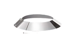 Flexinox Bofill T-stuk 90° laag voor pellet + dop Ø 80 Zwart