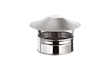 Flexinox Bofill Trekkende kap met gaas Ø 80