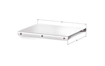 Flexinox Bofill Verlengstuk muurbeugel 20 cm Ø 150 Zwart