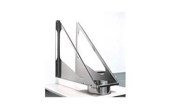 Flexinox Bofill Verlengstuk muursteun tot 45 cm Ø 150 Zwart