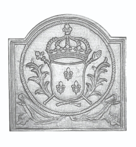 Haardplaat Armes de France 122/452