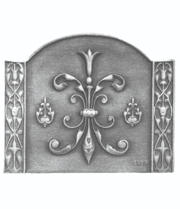 Haardplaat Louis XIII 122/245-A