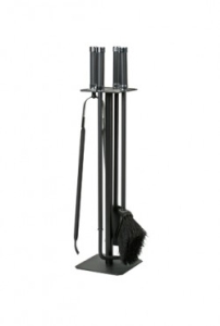 Haardstel 114/514-C chroom/zwart
