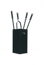 Haardstel 114/516-C chroom/zwart