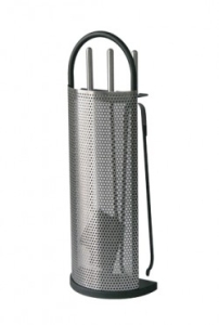 Haardstel 114/563-A RVS/zwart