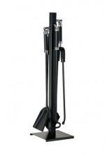 Haardstel 114/564-C Chroom Zwart