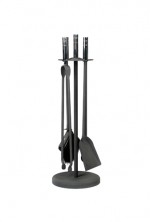 Haardstel 114/611 Chroom Antraciet