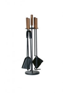 Haardstel 50.541 hout/zwart