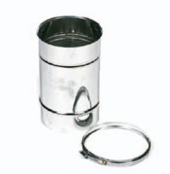 Holetherm 25 cm pijp enkelwandig Ø 300 Blank