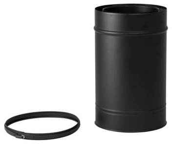 Holetherm Sectie 330 mm Ø 100 Zwart