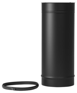 Holetherm 50cm pijp Ø 100 Zwart