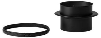 Holetherm Aansluitstuk t.b.v. EWG Ø 080 zwart