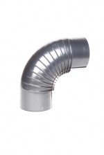 Holetherm bocht 90° Ø 125 geblauwd