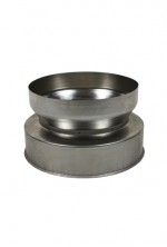 Holetherm contra-aansluitstuk boven (aspiromatic) Ø 240 HT-250 blank