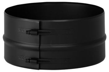 Holetherm Klemband breed (100mm) Ø 150 zwart