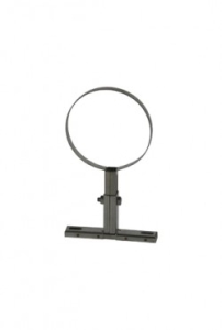 Holetherm muurbeugel RVS enkelwandig Ø 080 Blank