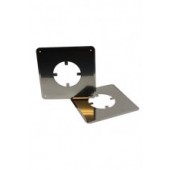 Holetherm set afdekplaten voor geveldoorvoer Ø 080