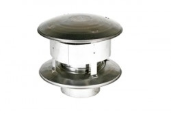 Holetherm trekkap RVS enkelwandig Ø 110