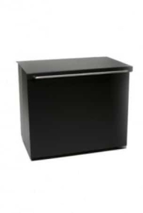 Hout/pellet-bak 117/503 zwart
