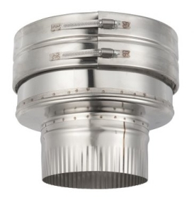 ISOduct Aansluitstuk Dubbelwandig/Enkelwandig 125 mm