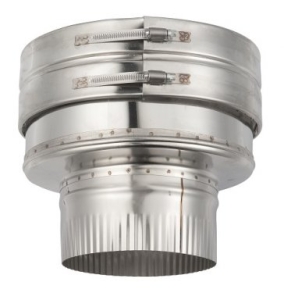 ISOduct Aansluitstuk Dubbelwandig/Enkelwandig 150 mm