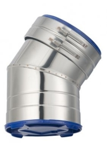 ISOduct Bocht 35° 125 mm