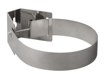 ISOduct Muurbeugel Vast 125 mm